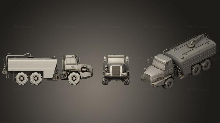 Автомобили и транспорт (Водовоз, CARS_0026) 3D модель для ЧПУ станка